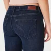Curvy Low-Rise Dark Wash Super Skinny Jeans,Curvy Low-Rise Dark Wash Super Skinny Jeans