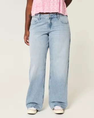 Curvy Low-Rise Light Wash Baggy Jeans,Curvy Low-Rise Light Wash Baggy Jeans Curvy Low-Rise Light Wash Baggy Jeans,Curvy Low-Rise Light Wash Baggy Jeans