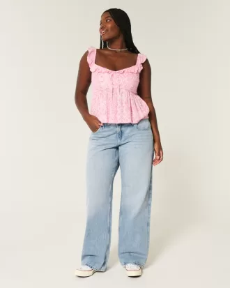 Curvy Low-Rise Light Wash Baggy Jeans,Curvy Low-Rise Light Wash Baggy Jeans Curvy Low-Rise Light Wash Baggy Jeans,Curvy Low-Rise Light Wash Baggy Jeans