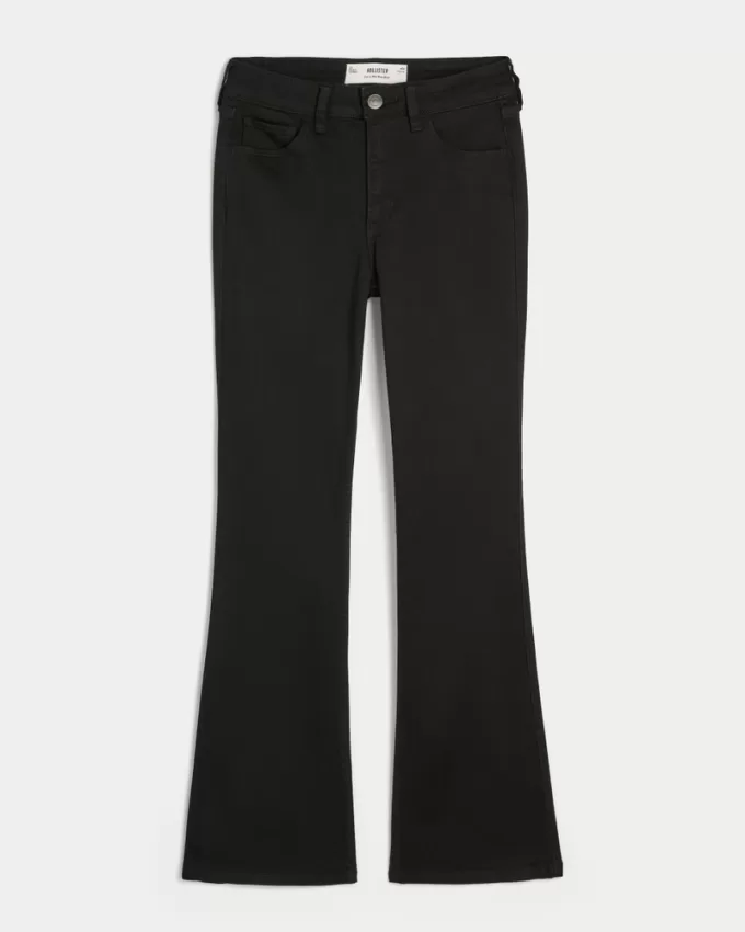 Curvy Mid-Rise Black Boot Jeans,Curvy Mid-Rise Black Boot Jeans
