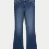 Curvy Mid-Rise Dark Wash Boot Jeans,Curvy Mid-Rise Dark Wash Boot Jeans