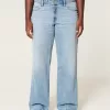 Curvy Mid-Rise Light Wash Baggy Jeans,Curvy Mid-Rise Light Wash Baggy Jeans