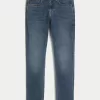 Dark Medium Wash Skinny Jeans,Dark Medium Wash Skinny Jeans