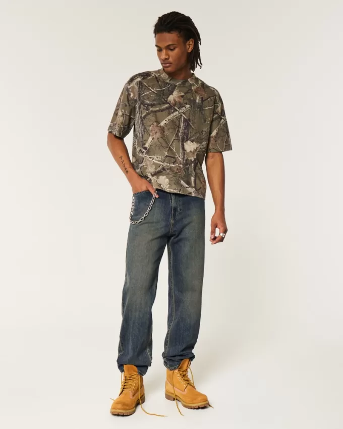 Dark Wash Baggy Jeans,Dark Wash Baggy Jeans