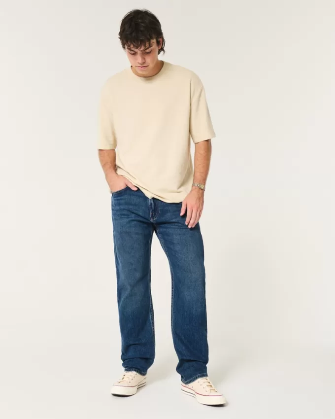 Dark Wash Loose Jeans,Dark Wash Loose Jeans Dark Wash Loose Jeans,Dark Wash Loose Jeans
