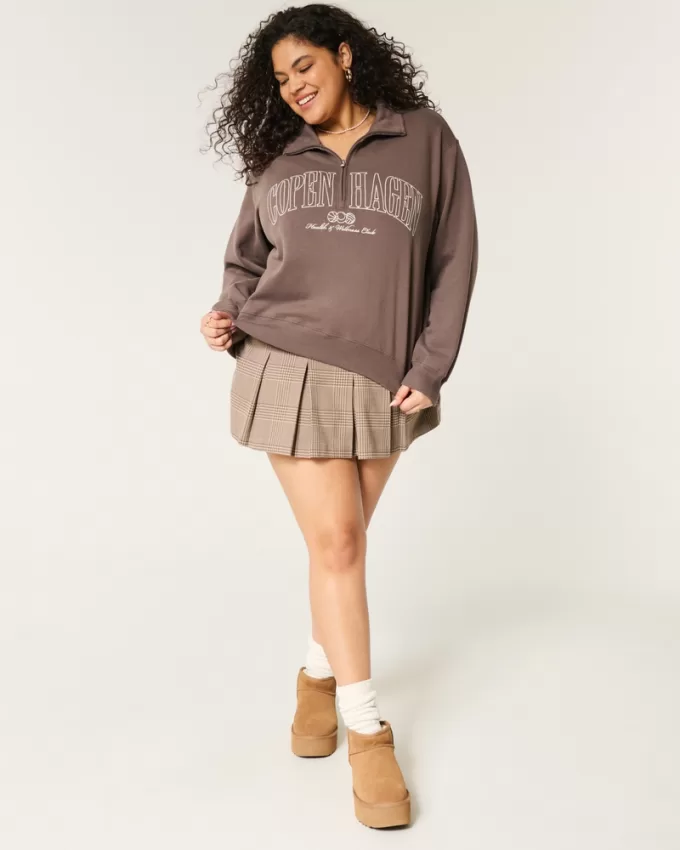 Easy Copenhagen Graphic Half-Zip Sweatshirt,Easy Copenhagen Graphic Half-Zip Sweatshirt Easy Copenhagen Graphic Half-Zip Sweatshirt,Easy Copenhagen Graphic Half-Zip Sweatshirt