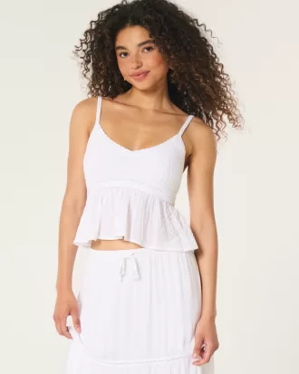 Easy Crochet-Style Babydoll Top,Easy Crochet-Style Babydoll Top