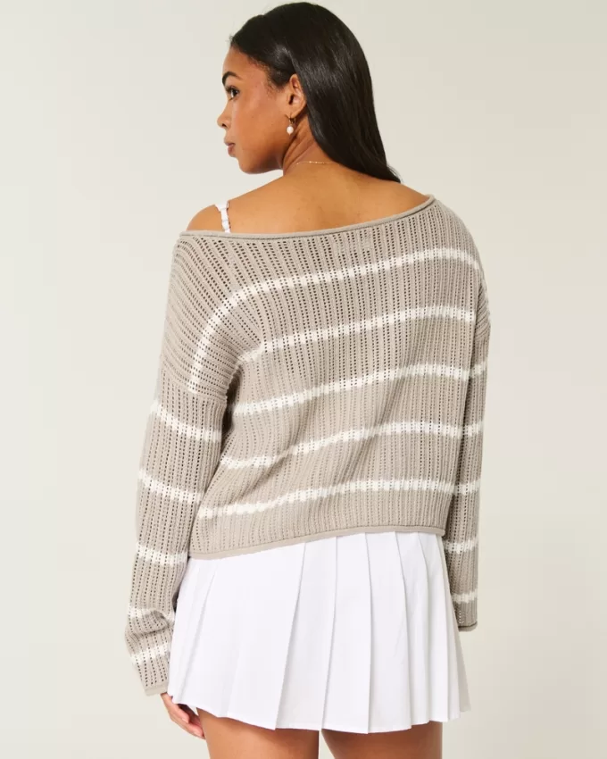 Easy Crochet-Style Sweater,Easy Crochet-Style Sweater Easy Crochet-Style Sweater,Easy Crochet-Style Sweater