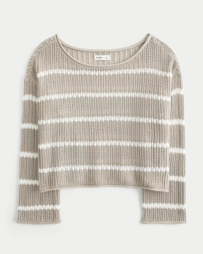 Easy Crochet-Style Sweater,Easy Crochet-Style Sweater Easy Crochet-Style Sweater,Easy Crochet-Style Sweater