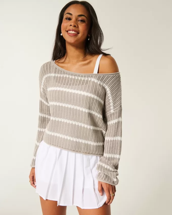 Easy Crochet-Style Sweater,Easy Crochet-Style Sweater Easy Crochet-Style Sweater,Easy Crochet-Style Sweater