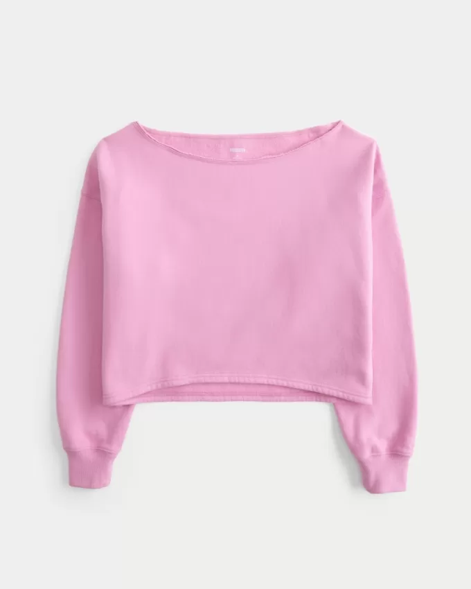Easy Double Off-the-Shoulder Sweatshirt,Easy Double Off-the-Shoulder Sweatshirt Easy Double Off-the-Shoulder Sweatshirt,Easy Double Off-the-Shoulder Sweatshirt