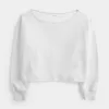 Easy Double Off-the-Shoulder Sweatshirt,Easy Double Off-the-Shoulder Sweatshirt