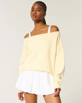 Easy Double Off-the-Shoulder Sweatshirt,Easy Double Off-the-Shoulder Sweatshirt Easy Double Off-the-Shoulder Sweatshirt,Easy Double Off-the-Shoulder Sweatshirt