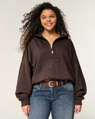 Easy Half-Zip Hoodie,Easy Half-Zip Hoodie