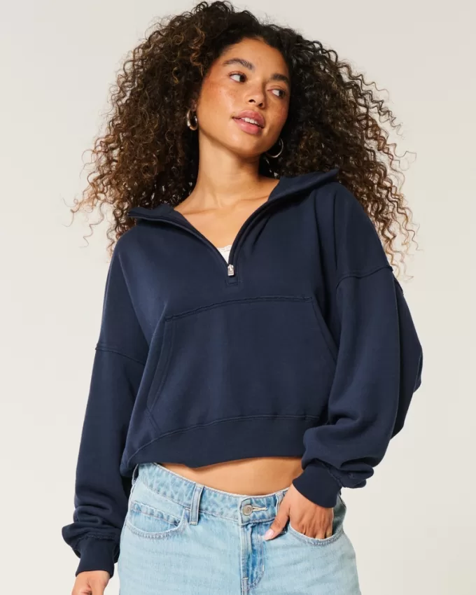 Easy Half-Zip Hoodie,Easy Half-Zip Hoodie Easy Half-Zip Hoodie,Easy Half-Zip Hoodie