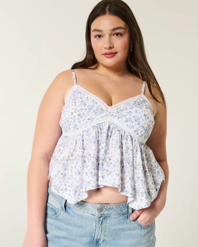 Easy Lace Trim Babydoll Top,Easy Lace Trim Babydoll Top Easy Lace Trim Babydoll Top,Easy Lace Trim Babydoll Top