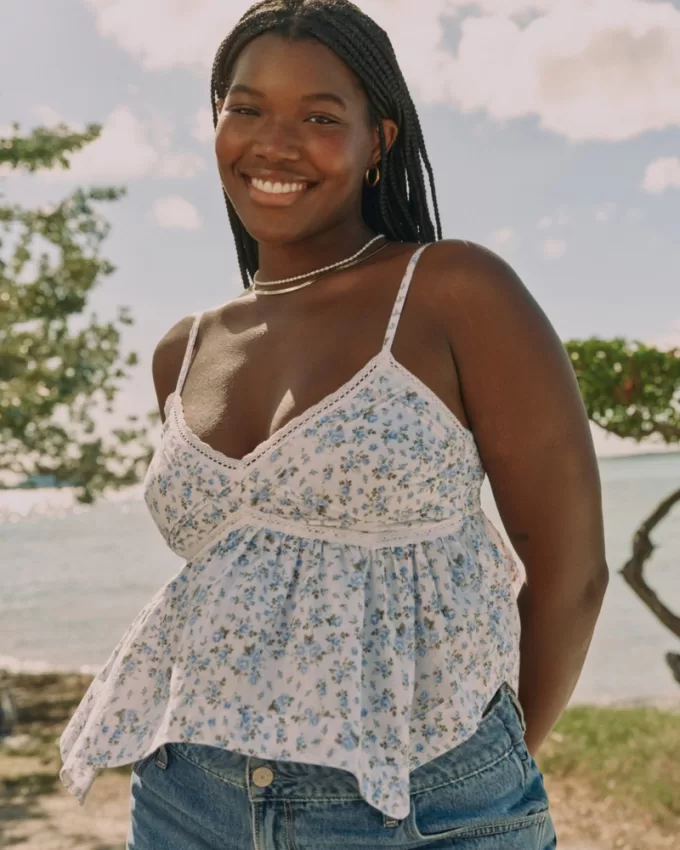 Easy Lace Trim Babydoll Top,Easy Lace Trim Babydoll Top Easy Lace Trim Babydoll Top,Easy Lace Trim Babydoll Top