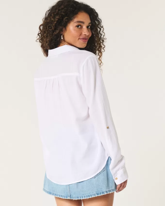 Easy Lightweight Cotton Popover Shirt,Easy Lightweight Cotton Popover Shirt Easy Lightweight Cotton Popover Shirt,Easy Lightweight Cotton Popover Shirt