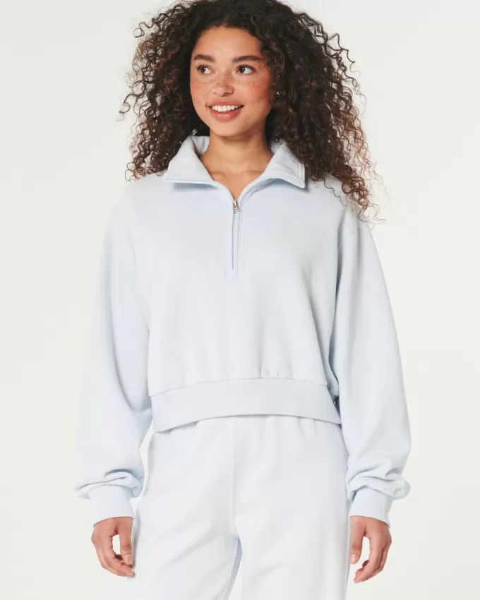 Easy Mini Half-Zip Sweatshirt,Easy Mini Half-Zip Sweatshirt