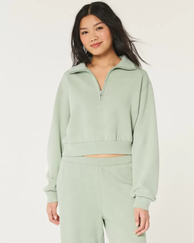 Easy Mini Half-Zip Sweatshirt,Easy Mini Half-Zip Sweatshirt Easy Mini Half-Zip Sweatshirt,Easy Mini Half-Zip Sweatshirt