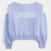Easy Off-the-Shoulder Chicago Graphic Sweatshirt,Easy Off-the-Shoulder Chicago Graphic Sweatshirt Easy Off-the-Shoulder Chicago Graphic Sweatshirt,Easy Off-the-Shoulder Chicago Graphic Sweatshirt