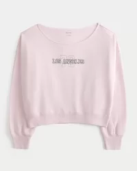 Easy Off-the-Shoulder Los Angeles Graphic Sweatshirt,Easy Off-the-Shoulder Los Angeles Graphic Sweatshirt Easy Off-the-Shoulder Los Angeles Graphic Sweatshirt,Easy Off-the-Shoulder Los Angeles Graphic Sweatshirt