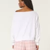 Easy Off-the-Shoulder Terry Sweatshirt,Easy Off-the-Shoulder Terry Sweatshirt Easy Off-the-Shoulder Terry Sweatshirt,Easy Off-the-Shoulder Terry Sweatshirt