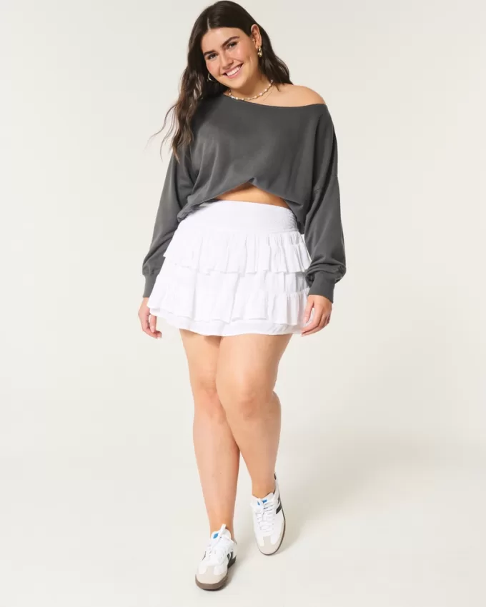 Easy Off-the-Shoulder Terry Sweatshirt,Easy Off-the-Shoulder Terry Sweatshirt Easy Off-the-Shoulder Terry Sweatshirt,Easy Off-the-Shoulder Terry Sweatshirt
