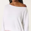 Easy Off-the-Shoulder Terry Sweatshirt,Easy Off-the-Shoulder Terry Sweatshirt Easy Off-the-Shoulder Terry Sweatshirt,Easy Off-the-Shoulder Terry Sweatshirt