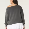 Easy Off-the-Shoulder Terry Sweatshirt,Easy Off-the-Shoulder Terry Sweatshirt Easy Off-the-Shoulder Terry Sweatshirt,Easy Off-the-Shoulder Terry Sweatshirt