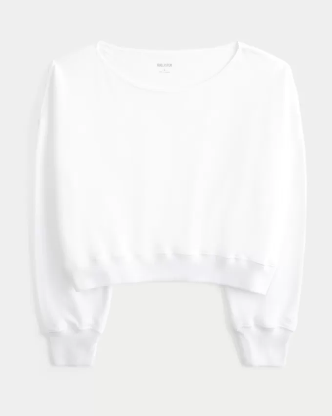 Easy Off-the-Shoulder Terry Sweatshirt,Easy Off-the-Shoulder Terry Sweatshirt Easy Off-the-Shoulder Terry Sweatshirt,Easy Off-the-Shoulder Terry Sweatshirt