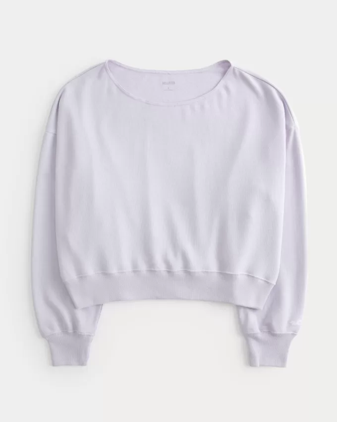 Easy Off-the-Shoulder Terry Sweatshirt,Easy Off-the-Shoulder Terry Sweatshirt Easy Off-the-Shoulder Terry Sweatshirt,Easy Off-the-Shoulder Terry Sweatshirt