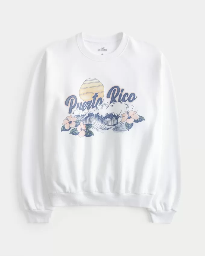 Easy Puerto Rico Graphic Crew Sweatshirt,Easy Puerto Rico Graphic Crew Sweatshirt Easy Puerto Rico Graphic Crew Sweatshirt,Easy Puerto Rico Graphic Crew Sweatshirt