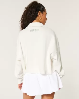 Easy Tennis Graphic Half-Zip Cutoff Sweatshirt,Easy Tennis Graphic Half-Zip Cutoff Sweatshirt Easy Tennis Graphic Half-Zip Cutoff Sweatshirt,Easy Tennis Graphic Half-Zip Cutoff Sweatshirt