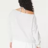 Easy Terry Off-the-Shoulder Sweatshirt,Easy Terry Off-the-Shoulder Sweatshirt Easy Terry Off-the-Shoulder Sweatshirt,Easy Terry Off-the-Shoulder Sweatshirt