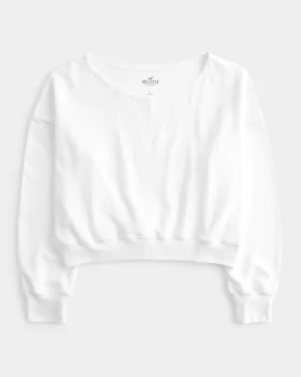 Easy Terry Off-the-Shoulder Sweatshirt,Easy Terry Off-the-Shoulder Sweatshirt Easy Terry Off-the-Shoulder Sweatshirt,Easy Terry Off-the-Shoulder Sweatshirt