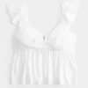 Easy Tie-Front Babydoll Top,Easy Tie-Front Babydoll Top Easy Tie-Front Babydoll Top,Easy Tie-Front Babydoll Top
