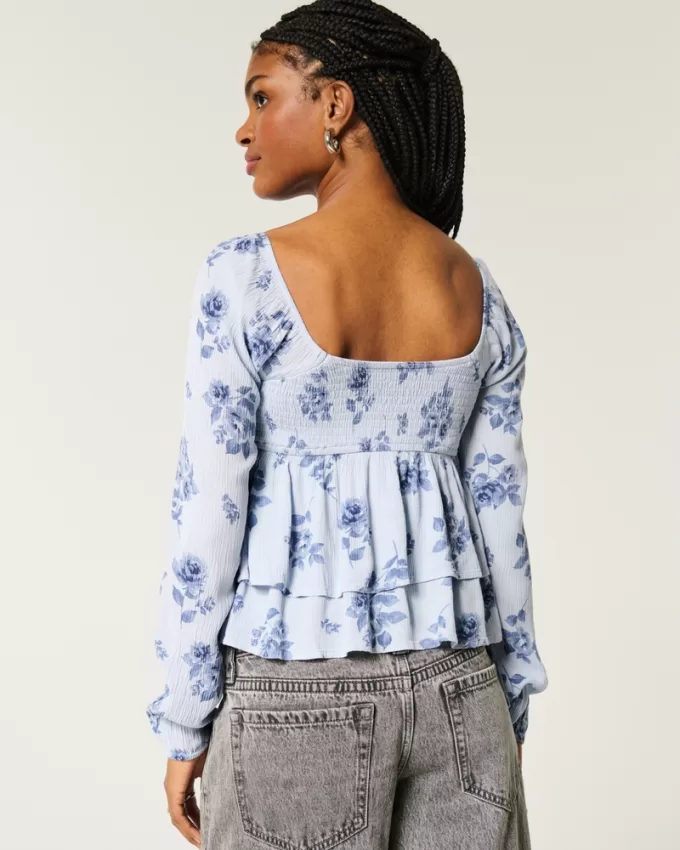 Easy Twist Bust Babydoll Top,Easy Twist Bust Babydoll Top Easy Twist Bust Babydoll Top,Easy Twist Bust Babydoll Top