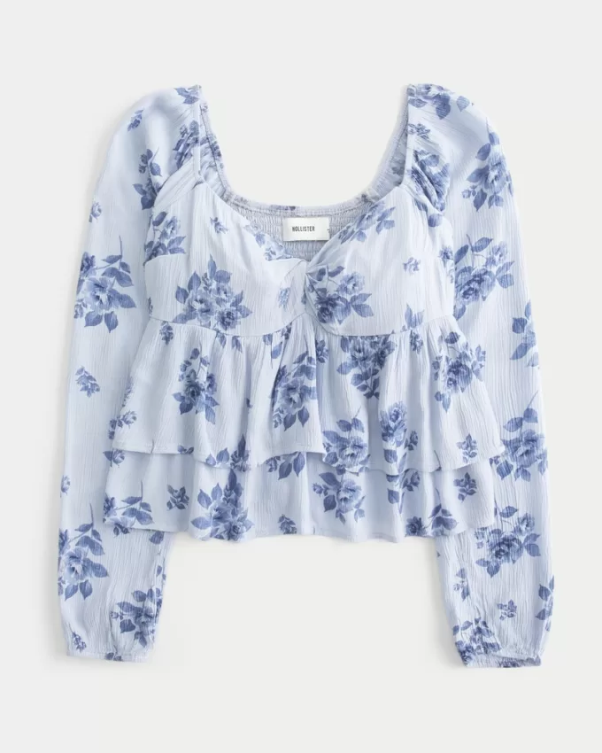 Easy Twist Bust Babydoll Top,Easy Twist Bust Babydoll Top Easy Twist Bust Babydoll Top,Easy Twist Bust Babydoll Top