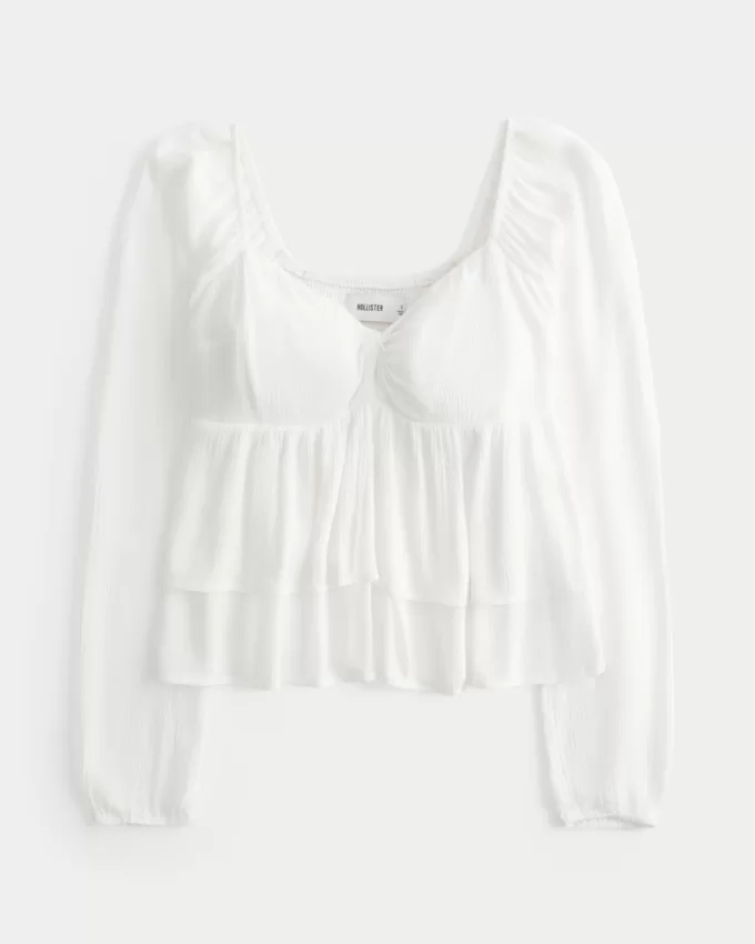 Easy Twist Bust Babydoll Top,Easy Twist Bust Babydoll Top Easy Twist Bust Babydoll Top,Easy Twist Bust Babydoll Top
