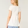 Easy Wrap-Front Babydoll Top,Easy Wrap-Front Babydoll Top Easy Wrap-Front Babydoll Top,Easy Wrap-Front Babydoll Top