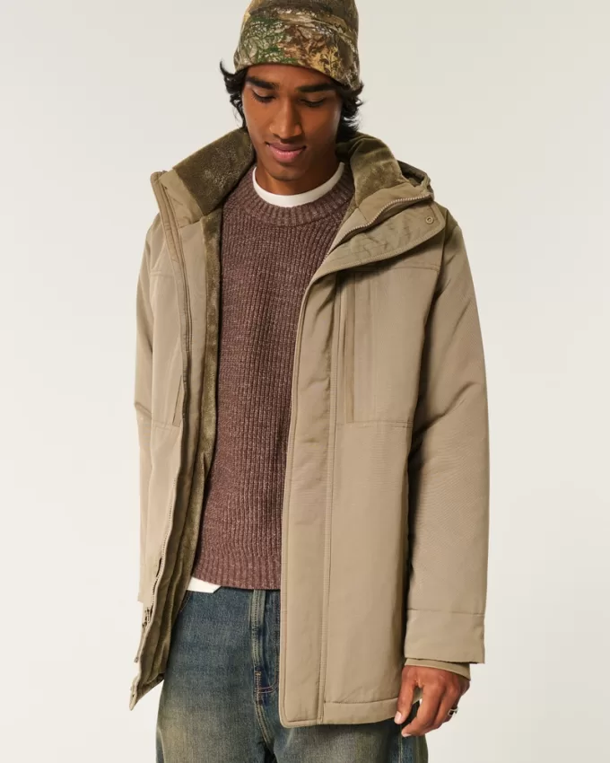 Faux Fur-Lined Parka,Faux Fur-Lined Parka Faux Fur-Lined Parka,Faux Fur-Lined Parka