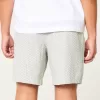Flex-Waist Textural Woven Shorts 8″,Flex-Waist Textural Woven Shorts 8″ Flex-Waist Textural Woven Shorts 8″,Flex-Waist Textural Woven Shorts 8″