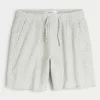Flex-Waist Textural Woven Shorts 8″,Flex-Waist Textural Woven Shorts 8″ Flex-Waist Textural Woven Shorts 8″,Flex-Waist Textural Woven Shorts 8″