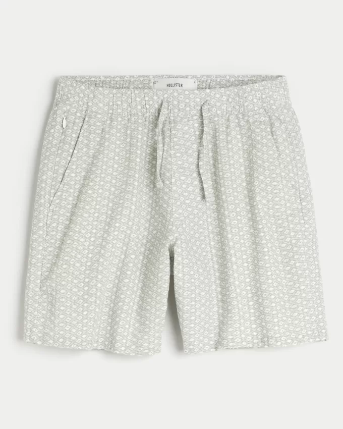 Flex-Waist Textural Woven Shorts 8″,Flex-Waist Textural Woven Shorts 8″ Flex-Waist Textural Woven Shorts 8″,Flex-Waist Textural Woven Shorts 8″