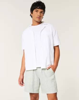 Flex-Waist Textural Woven Shorts 8″,Flex-Waist Textural Woven Shorts 8″ Flex-Waist Textural Woven Shorts 8″,Flex-Waist Textural Woven Shorts 8″