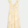 Flutter Sleeve Double-Tie Midi Dress,Flutter Sleeve Double-Tie Midi Dress Flutter Sleeve Double-Tie Midi Dress,Flutter Sleeve Double-Tie Midi Dress