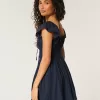 Flutter Sleeve Double-Tie Skort Dress,Flutter Sleeve Double-Tie Skort Dress Flutter Sleeve Double-Tie Skort Dress,Flutter Sleeve Double-Tie Skort Dress