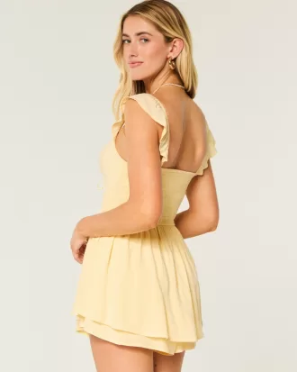 Flutter Sleeve Romper,Flutter Sleeve Romper Flutter Sleeve Romper,Flutter Sleeve Romper
