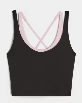 Gilly Hicks Active Boost Layered Plunge Tank,Gilly Hicks Active Boost Layered Plunge Tank